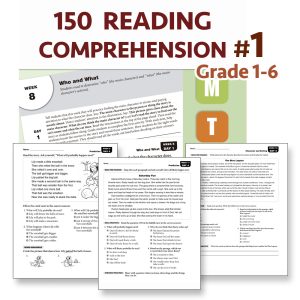 Reading Comprehension Worksheet #1 for Grade 1-6