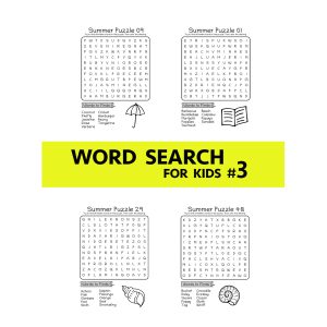 Word Search Puzzle for Kids 03