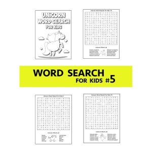 Word Search Puzzle for Kids 05