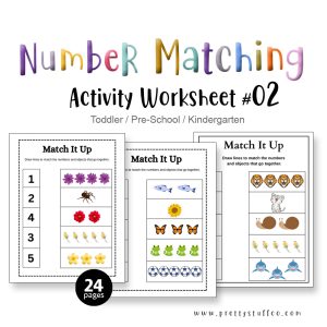Matching Activity Worksheet #02 24 Pages