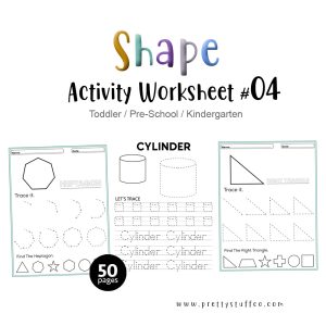SHAPE Activity Worksheet Pack #04 50 Pages