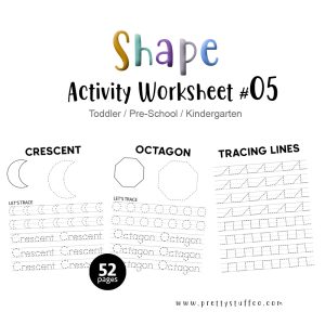 SHAPE Activity Worksheet Pack #05 52 Pages