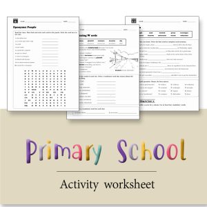 PRIMARY / ELEMENTARY SCHOOL ACTIVITY WORKSHEET - INSTANT DOWNLOAD